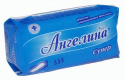 Прокладки женские Ангелина супер 8 шт.