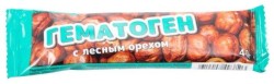 Гематоген Планета Здоровья с лесным орехом