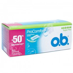 Тампоны o.b. прокомфорт супер плюс 16+8 шт.