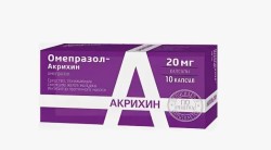 Омепразол-Акрихин капс. кишечнораств. 20 мг 10 шт.