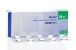 Аторис, таблетки покрытые пленочной оболочкой 40 мг 10 шт
