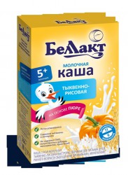 Каша молочная Беллакт тыква рис с 5 мес 250 г