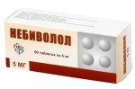 Небиволол, таблетки 5 мг 60 шт