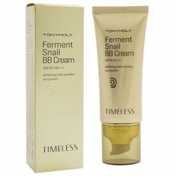 Крем для лица Tony Moly Таймлесс Фермент Снейл БиБи СПФ 45 ПА++ с экстрактом слизи улитки 50 мл
