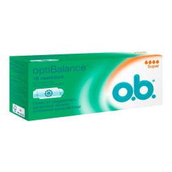 Тампоны o.b. оптибаланс супер 16 шт.