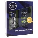 Набор подарочный, Nivea (Нивея) Невидимая защита и энергия чистоты дезодорант-спрей 150 мл + гель для душа 250 мл коробка