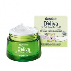 Крем для лица D'oliva ночной с миндальным маслом 50 мл
