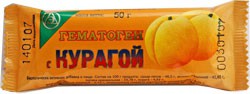 Гематоген с курагой 40 г