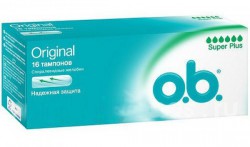 Тампоны o.b. ориджинал супер плюс 16 шт.