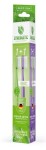 Зубная щетка, Synergetic (Синергетик) 2 шт Эко дентал кэа медиум фиолетовая + зеленая